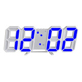 Reloj Digital Despertador Con Luces Led 3d Y Carga Por Usb