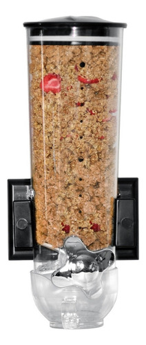 Dispensador De Cereal Para Pared Negro - Dc0504