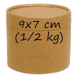 10 Potes Carton Cuñete Dulce De Leche 1/2 Kg 9x7cm