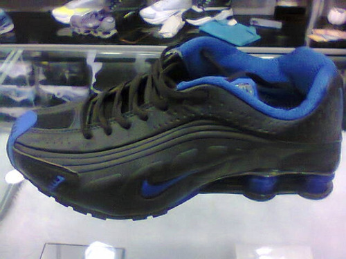 Tenis Nike Shox R4 Preto E Azul Nº41 Original!!!