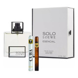 Loewe Solo Esencial Hombre 100ml Original+perfume Cuba 35ml