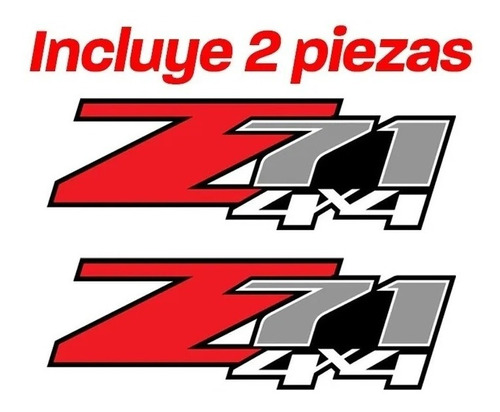 Calca Calcomania Sticker Para Chevrolet Z71 4x4 B