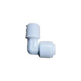 Conector Filtro Agua Codo Rosca Macho 1/4 Acople Rápido 1/4