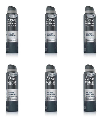 Dove Silver Control Desodorante Masculino 89g (kit C/06)