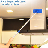 Suporte Fibra Limpa Tudo S/cabo Limpeza Azulejo Parede
