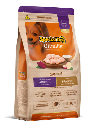 Ração Special Dog Utra Life Raças Pequenas  10,1kg