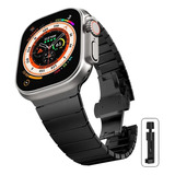 Correa De Acero Simple Para Apple Watch 38-49 Mm Ultra 9 8 7