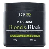 Ecosix Blond & Black Máscara Matizadora Platinum 500 Gr