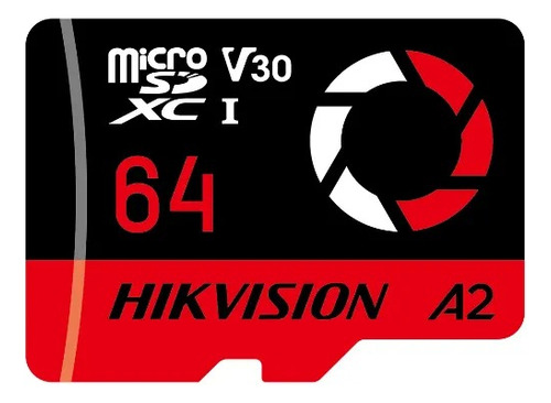 Tarjeta Micro Sd 64 Gb 180/150 Mbs Clas10 E3 Hikvision 20861
