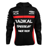 Campera Casual Black Radikal Racing Motocross/atv