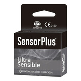Preservativos Ultra Sensibles Sensor Plus 3 Unidades