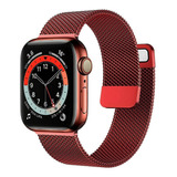 Malla Metálica Para Apple Watch 38 40 41 42 44 45mm