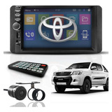 Kit Central Multimídia 2 Din Mp5 Espelha Dvd Bt Toyota