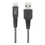 Cabo Lightning I2go Certificado Mfi 1,5m 2,4a Preto E Branco