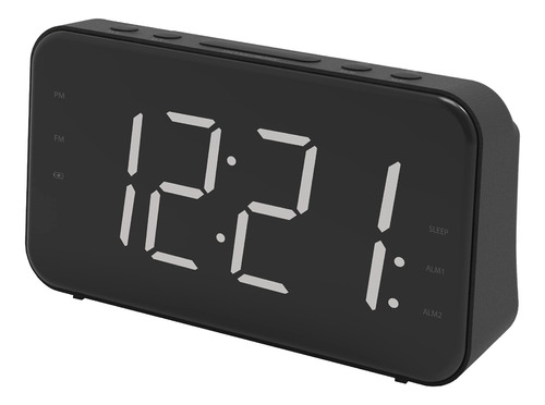 Coby Reloj Despertador Portátil De Viaje Con Radio Fm, Ala.