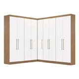 Guarda-roupa De Casal Com 9 Portas Canto Closet Modulado 