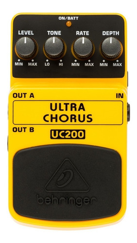 Behringer Uc200 Pedal Guitarra Efecto Ultra Chorus
