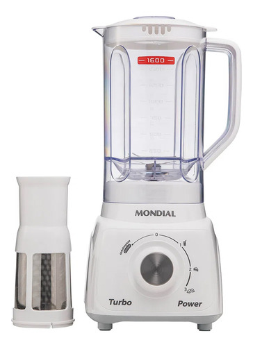 Liquidificador Portátil Mondial Turbo Power L-99-wg Branco