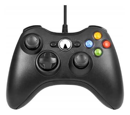 Control Usb Alambrico Para Xbox 360/ Fat /slim Y Pc Gamepad