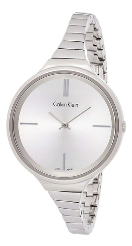 Reloj Mujer Calvin K K4u23126 Cuarzo Pulso Plateado Just Wat