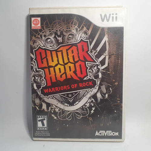 Juego Nintendo Wii Guitar Hero - Warriors Of Rock - Fisico