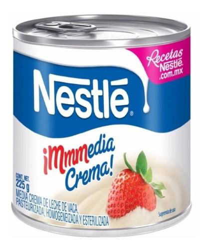 Media Crema Nestlé 225 Ml 1pza