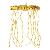 Headpiece Gold Bead Lentejuela Egipcia Halloween Disfraz