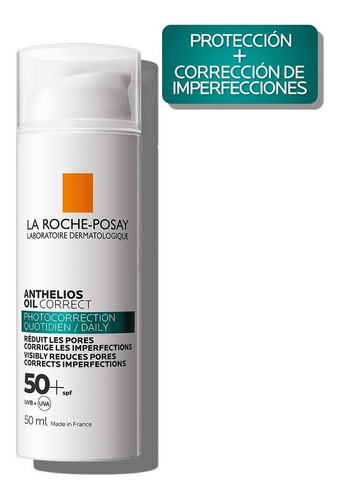 Anthelios Oil Correct Anti Acné Para Piel Grasa Fps 50 X50ml