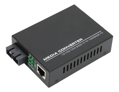Conversor De Mídia Fast Ethernet Gigabit Modo Único Dual Sc