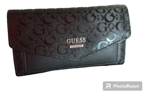 Billetera Negra Guess 