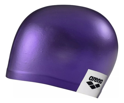 Gorra Natacion Arena Logo Moulded Silicona Color Violeta