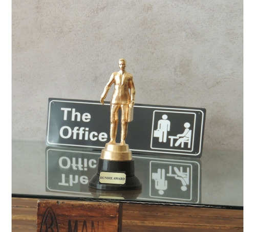 Placa De Chapa The Office 9x30 + Dundie Award