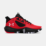 Tenis Under Armour Grade School Lockdown 6 Color Red/black - Niños 4.5 Us