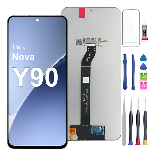 Para Huawei Nova Y90 Ctr-lx1 Pantalla Lcd Con Herramient