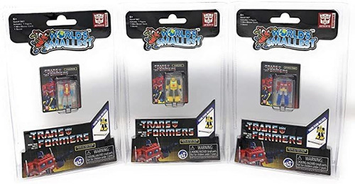 Juego De 3 Mini Figuras De Los Transformers Más Pequeños Del