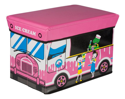  Baúl Plegable Infantil Caja Organizadora Ice Cream