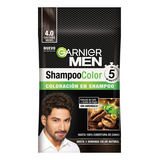  Garnier Men Shampoo Color  40 Castaño Medio  20 Ml