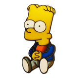 Imanes Simpsons Deco Bart Sentado *impreso 3d*