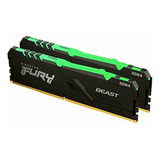 Kingston Fury Beast Rgb 32gb Kit (2x16gb) 3200mhz Ddr4 Cl16