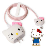 Funda De Cargador Hello Kitty Protector Kuromi Apple 20w