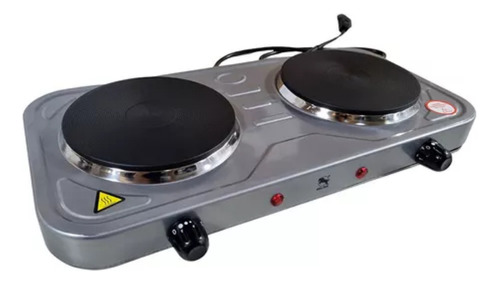 Fogão De Indução Cooktop Disco Prato 2000w 2 Bocas 5 Niveis