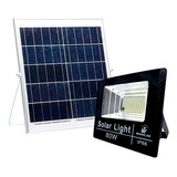 Reflector Led 80w Recargable Solar Para Alumbrado Exterior 