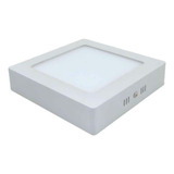 Panel Led Cuadrado Sobrepuesto 6w/6000k