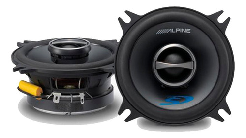 Parlante Alpine 4 Pulgadas S-s40 2 Vias 45w Rms Color Negro