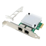 Chip Pcie X1 Dual Gigabit Realtek 8111f+ Asm1082e De 2 Puert