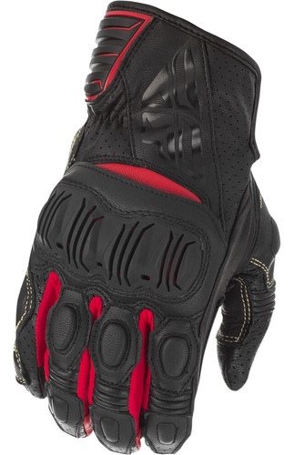 Guantes De Piel Motocicleta Negro | Fly Racing | Importados 