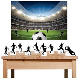 Kit Festa Futebol Com Displays E Painel Decorativo Futebol
