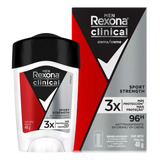 Rexona Clinical Men Sport Strength 96h 48g Antitranspirante