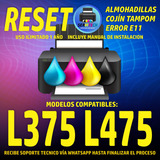 Reset Epson Ilimitado L375 L475 Almohadillas Envio Rapido