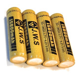 Kit 4 Bateria 18650 15800mah 4.2v C/chip Série Gold Jws 